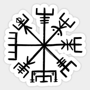 Vegvisir. Viking Compass Sticker